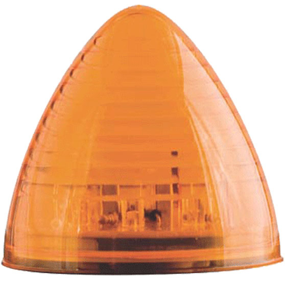 2.5 Inch 8 LED Amber Beehive Marker And Clearance Light