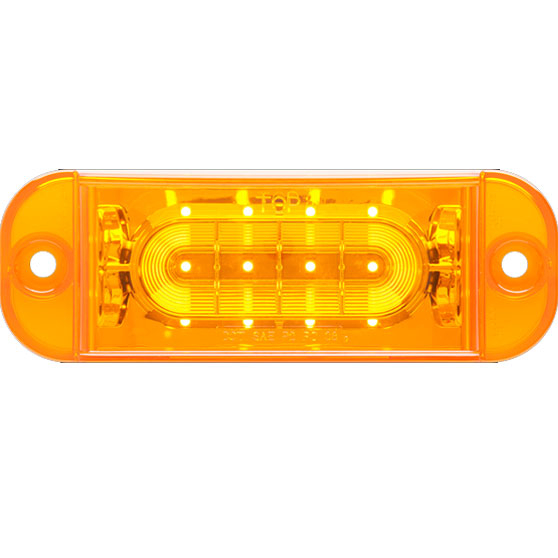 16 LED Amber Marker And Clearance Light With Delphi Connector