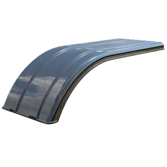 PM4021 Smoky Black Mirror Finish Half Fenders