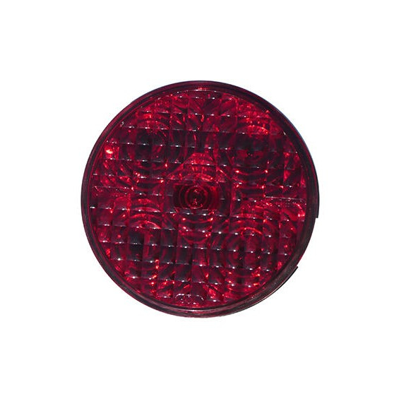Led: (2A3D) 4 Inch Round, Red/Red (Stop/Turn/Tail)
