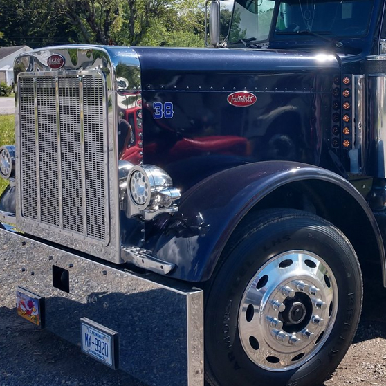 thumbnail image 2 of Peterbilt 379 Extended Hood Top Panels - Pair (Left & Right) - Aluminum, Unfinished, OE Spec 2 of 6