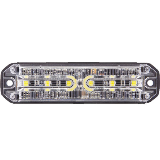 6 LED White Marker And Clearance Light