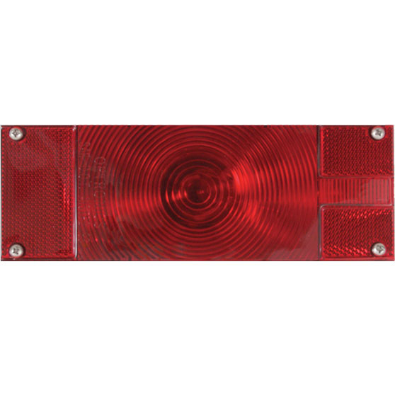 Passenger Side Self Grounding Incandescent Red Tail Light With 2 Way Plug