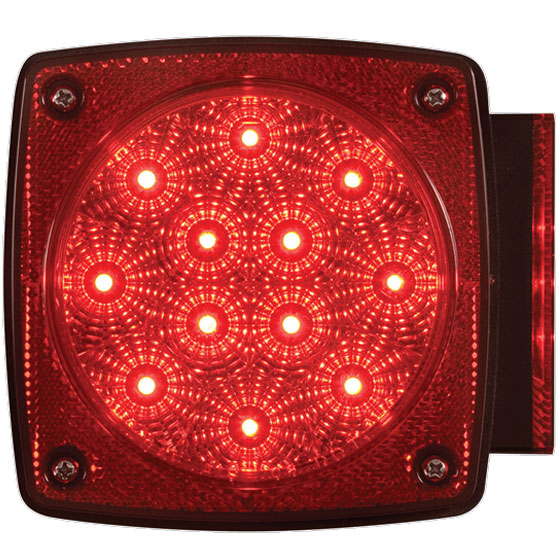 Passenger Side 15 LED Red Combination Tail Light