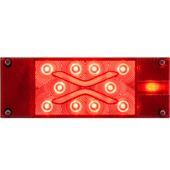 Passenger Side Low Profile 16 LED Red Combination Tail Light
