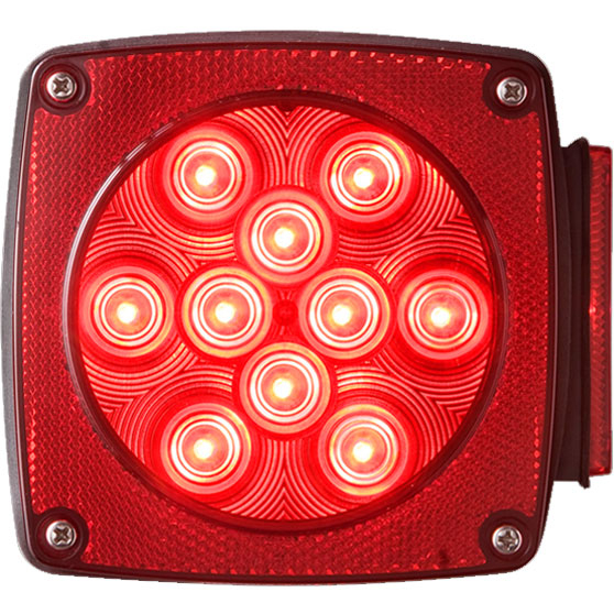 Passenger Side 11 LED Red Combination Tail Light