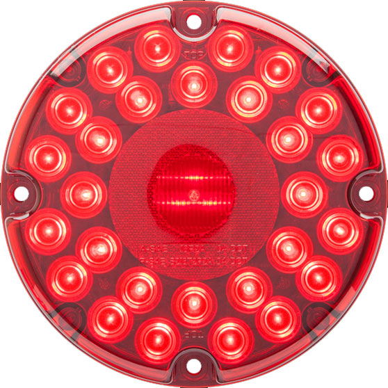 7 Inch Round 31 LED Red Stop, Turn And Tail Light With Gasket