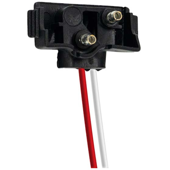 2 Wire Pigtail with Right Angle Plug - Pack of 10 or 50