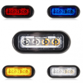 Warning Light Mount Riser Low Profile Surface Mount Warning Lights | Big Rig Chrome Shop
