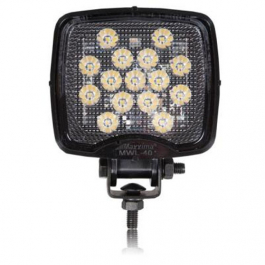 High-Performance 15 LED Square Work Light - Big Rig Chrome Shop
