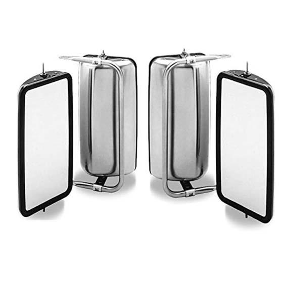 Buy 7x16 Stainless Steel Heated Motorized Mirror - Big Rig Chrome