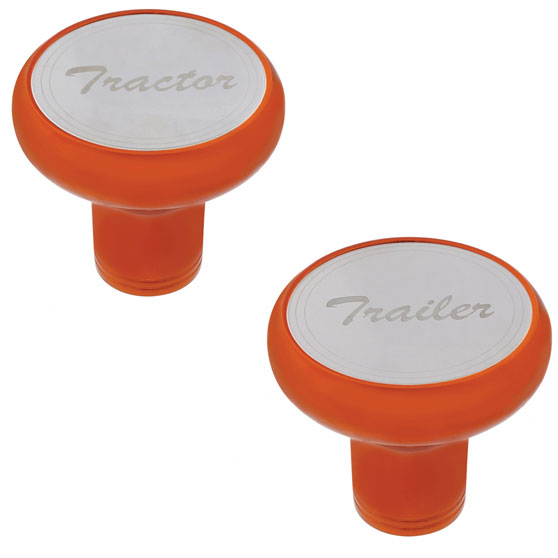 Trailer Deluxe Air Valve Knob - Green Glossy Sticker, 23408