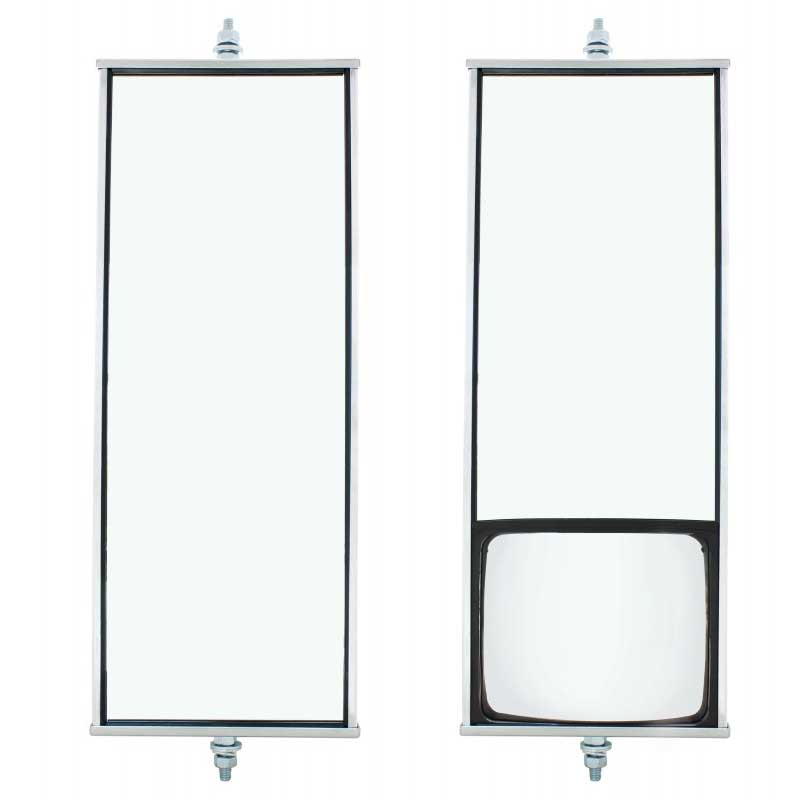 Stainless Steel West Coast Mirror - 7 x 16