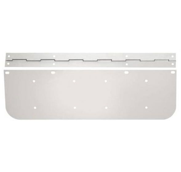 L & P Car Design Brushed Chrome License Plate Holder – Fits German Plates 520x110mm, 2 Pieces With Screws