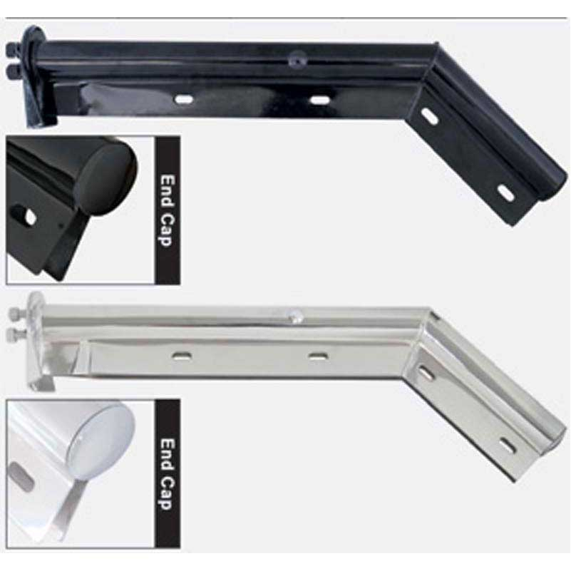 United Pacific Chrome Spring-Loaded Mud Flap Hangers – Pair – 1-1/8″ Bolt Pattern – Universal-1174689
