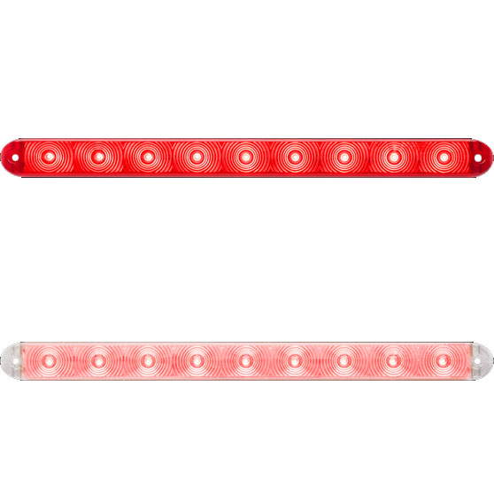 9 Red LED Stop Turn Tail Light Lamp Bar – Red Lens – Hot Rat Rod Custom Truck
