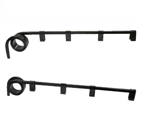Right Angle Triple Coil Individual Mud Flap Hanger 