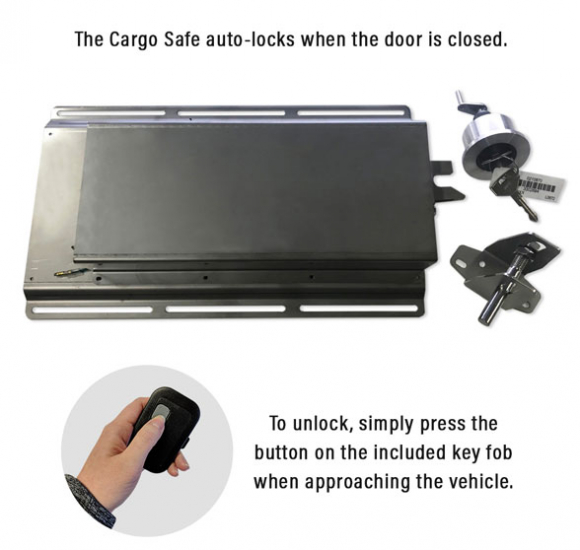 Power Lock For Cargo Trucks With Rear Roll Up Doors