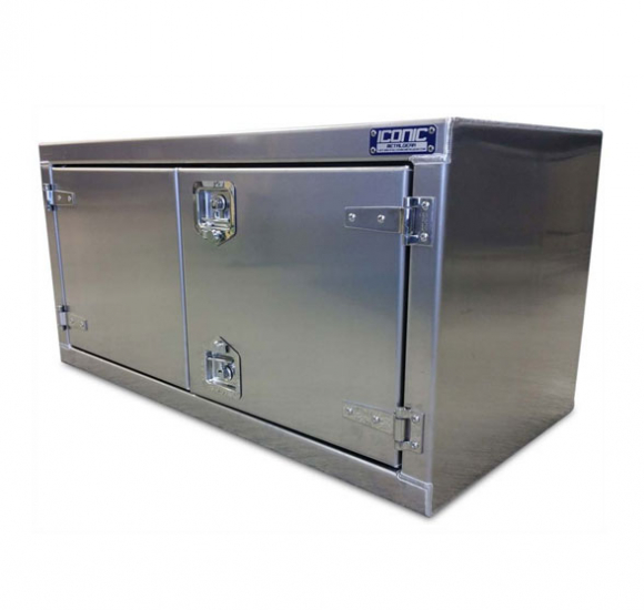 72 Inch Wide Standard T-Handle Smooth Aluminum Toolbox