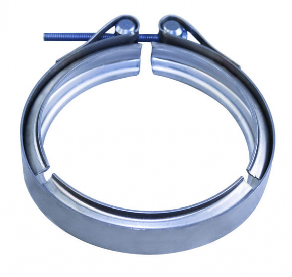 Cummins, Paccar, And Volvo Stainless Steel 5.98 Inch Diameter V-Band Exhaust Clamp