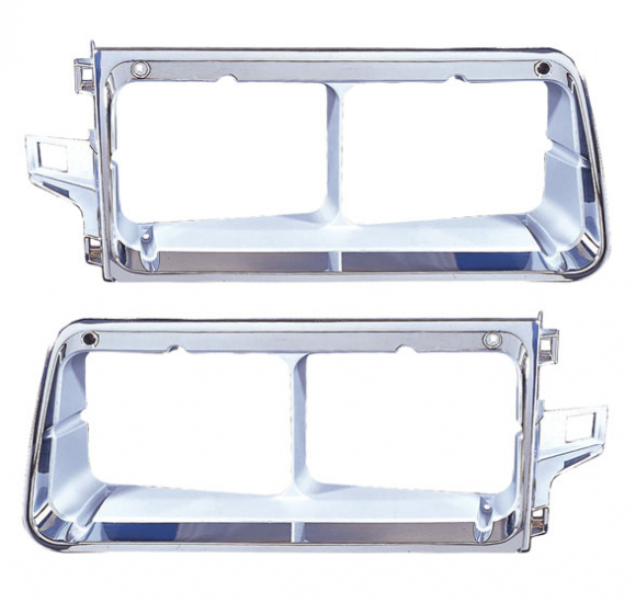 Freightliner FLD Integral Sleeper 1989 To 2002 Head Lamp Bezel OE 06-15233-000 And 06-15233-001