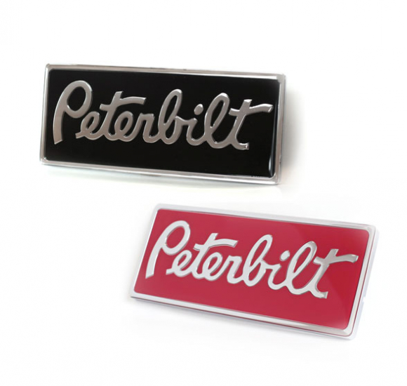 Rectangular Peterbilt Emblem 