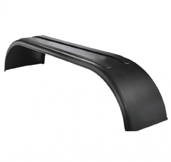 131 Inch Long And 19 Inch Wide Black Super Single Poly Fender