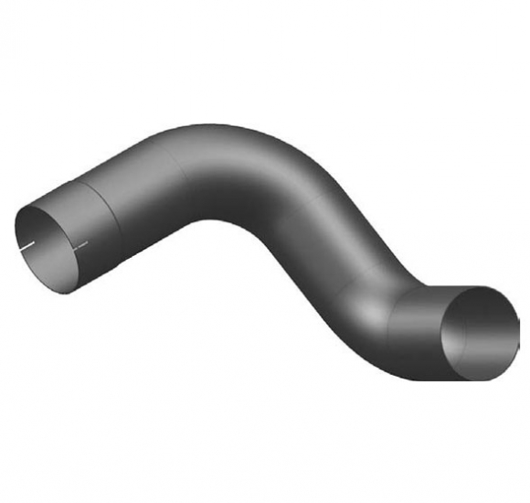 Peterbilt Replacement 2-Bend Intermediate Pipe - Replaces OEM 14-15592