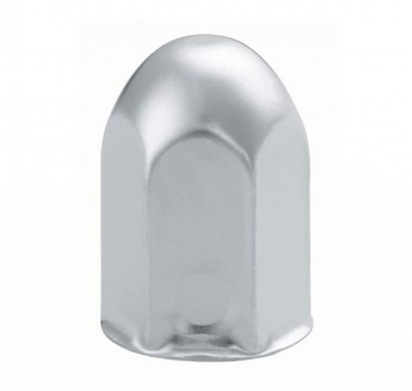 2 Inch By 2-1/8 Inch Stainless Steel Push-On Lug Nut Cover