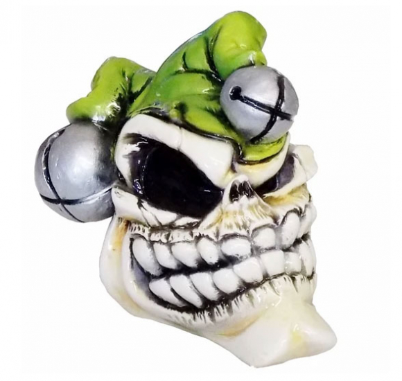 Twisted ShifterZ Green Jester Shift Knob - Custom Car Gear Shifter Accessory