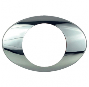 Chrome M3 Series Light Bezel - Sleek and Durable Car Accessory
