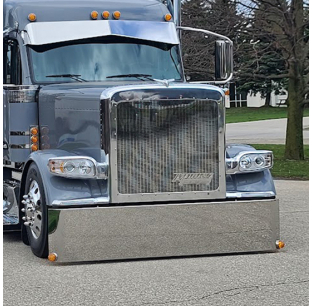 Twelve Gauge New Gen Steer Axle Air Ride Kit For Peterbilt 389/589