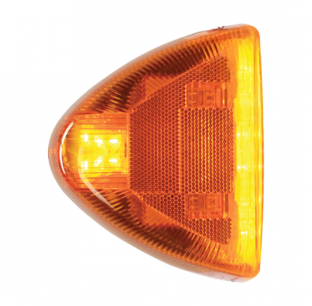 Automann USA 30 Diode Amber LED Turn Signal Replaces 38550, P546063 For Peterbilt 357, 365, 367, 378 & 379 - Peterbil...