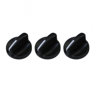 Automann USA HVAC Knobs- 3 Pack Replaces 525812, FD1240, FD12400 For Kenworth - Peterbilt Kenworth