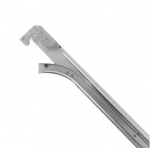 1 Inch Wide Split Radius 106.5 Inch Track Sub Assembly for Roller Doors - Durable and Precise Fit