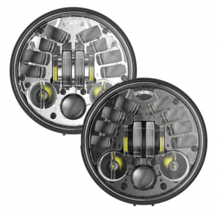 thumbnail interactive-video image 1 of Wipac/Neolite 5 3/4" Round Halogen Headlights - LHD, H4 Bulbs & Pilots Included (Pair) 1 of 5