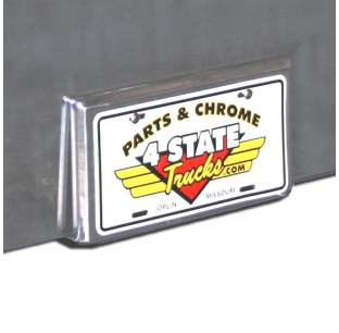 Chrome Shop Mafia CSM SS Custom Single License Plate Hanger - Universal