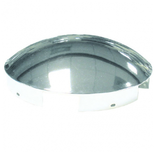 1 Inch Lip Standard Front Hub Caps for Aluminum Wheels with 6 Notches