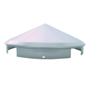 1 Inch Lip Pointed Front Hub Caps for Aluminum Wheels with 4 Notches - Durable and Stylish Wheel Accessory