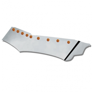 Freightliner 18 Drop Visor for Raised Roof Condo Models with 9 Round Lights