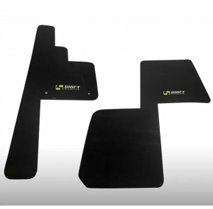 Kenworth Black Carpeted Floor Mats - Durable, Custom Fit for Kenworth Trucks