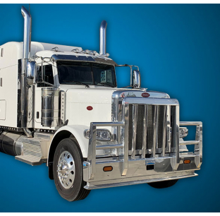 Peterbilt 2008+ Four Post Grizzly Moose Bumper - Durable, High-Quality Fit for Peterbilt Trucks