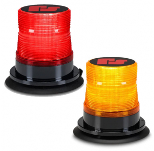 Class 1 Pulsator LED Tall Dome Beacon with Suction-Cup Magnet Mount for Vehicles