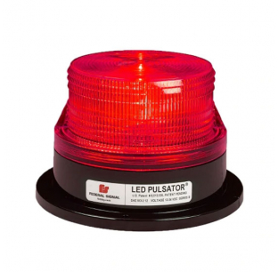 Class 2 Pulsator LED Short Dome Beacon with Polycarbonate 1 Inch Pipe Mount