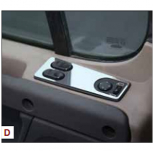 2008+ Freightliner Cascadia Door Window/Mirror Controls Trim by Roadworks