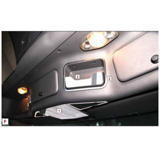 2008+ Freightliner Cascadia Headliner & Sunglasses Holder Trim by Roadworks