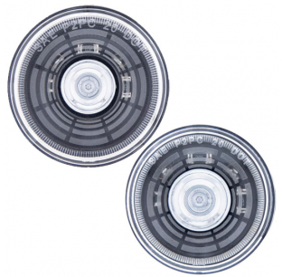 4 White LEDs Abyss Clearance and Market Light with Clear Lens