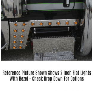 Peterbilt 389 Darwin One Piece Cab and Cowl Panels with LED Lights and Bezels