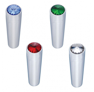 Peterbilt Short Switch Extensions with Crystal Diamond Inserts - Enhance Your Truck's Interior