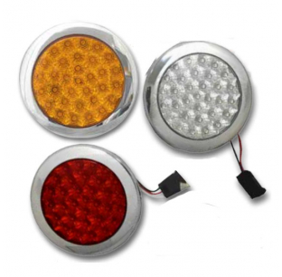 4.5 Inch Round LED Sealed Light with 32 LEDs - High Brightness, Durable, Energy Efficient